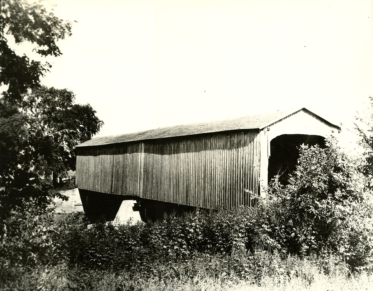 Clarence Covered Bridge Southeast View · Brodhead Historical Society