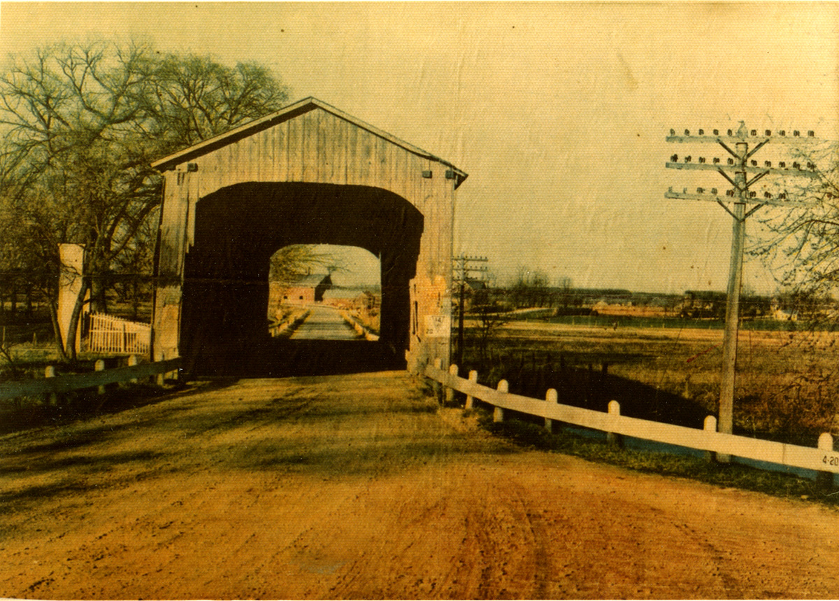 Clarence Covered Bridge in Color · Brodhead Historical Society