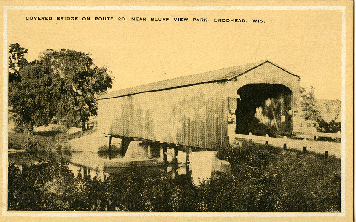 Original Clarence Covered Bridge · Brodhead Historical Society