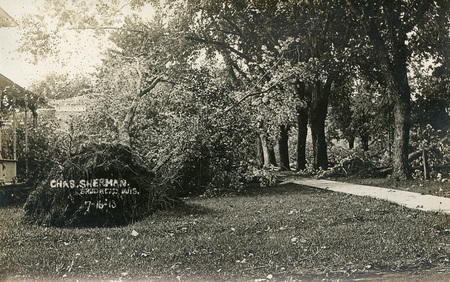 1913 Tornado Damage, Chas. Sherman