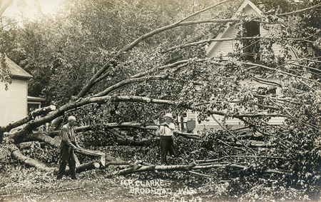1913 Tornado Damage, H. P. Clarke